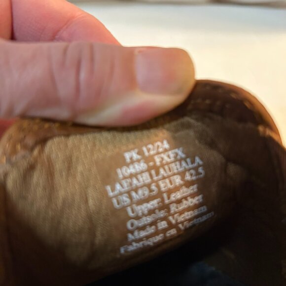 OluKai Men's Lae'ahi Lauhala Fox Woven Slip-On Loafers Men's 9.5 or EU 42.5 - Picture 8 of 8